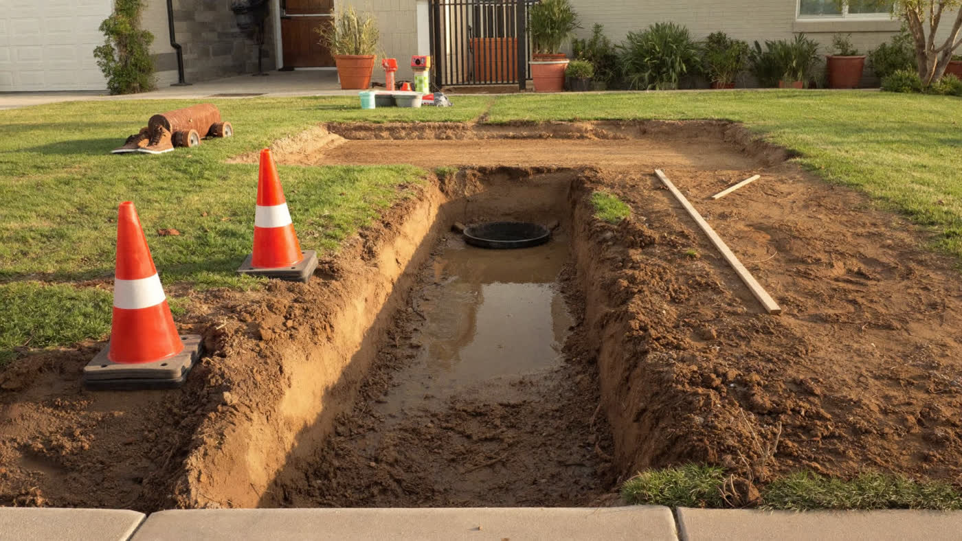 Sewer lateral replacement